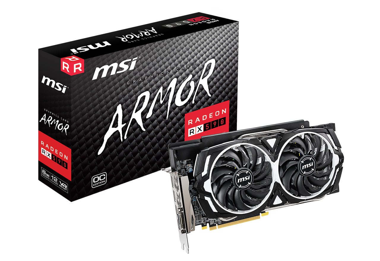 Radeon RX 590 ARMOR 8G OC | MSI グラフィックボード RADEON RX 590