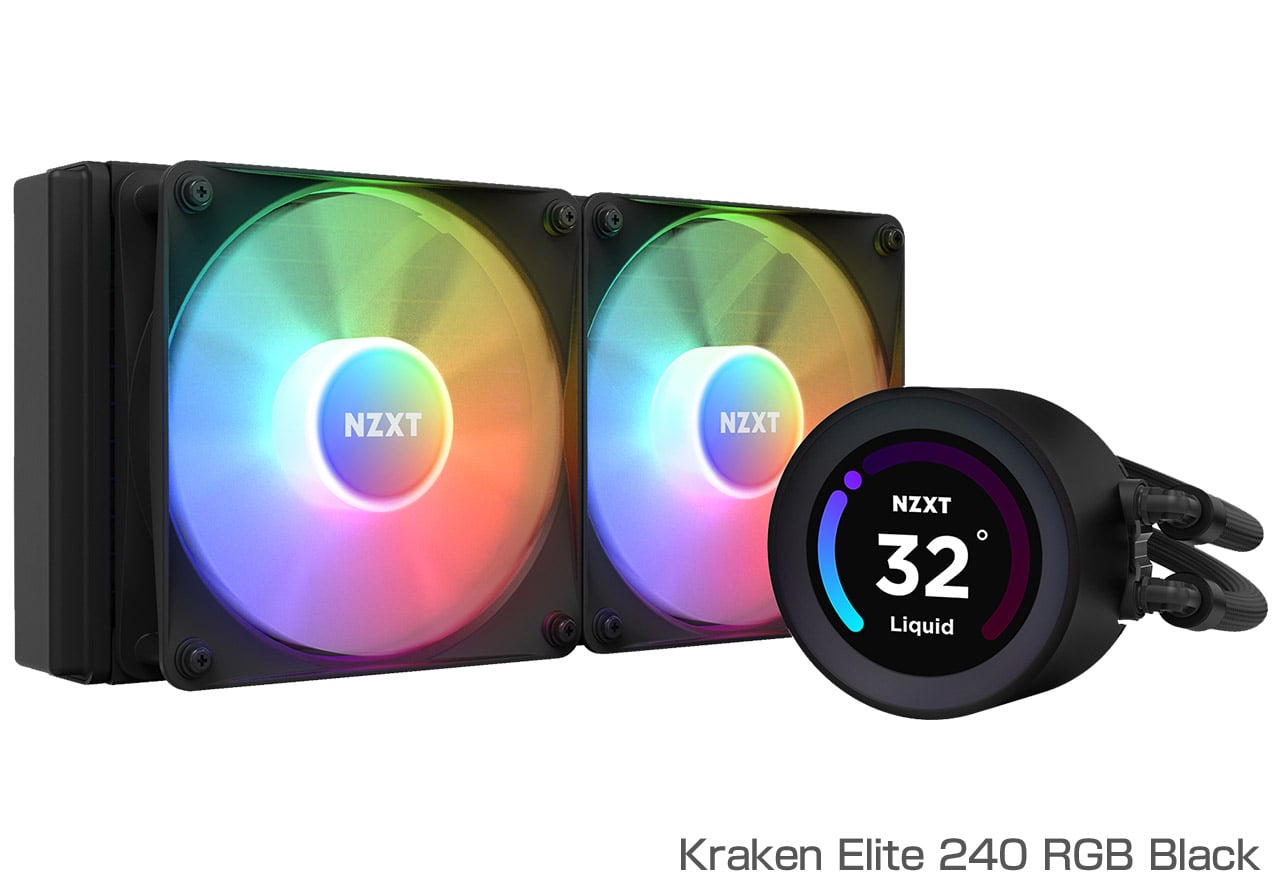Kraken Elite RGBシリーズ | NZXT 水冷一体型CPUクーラー | 株式会社アスク