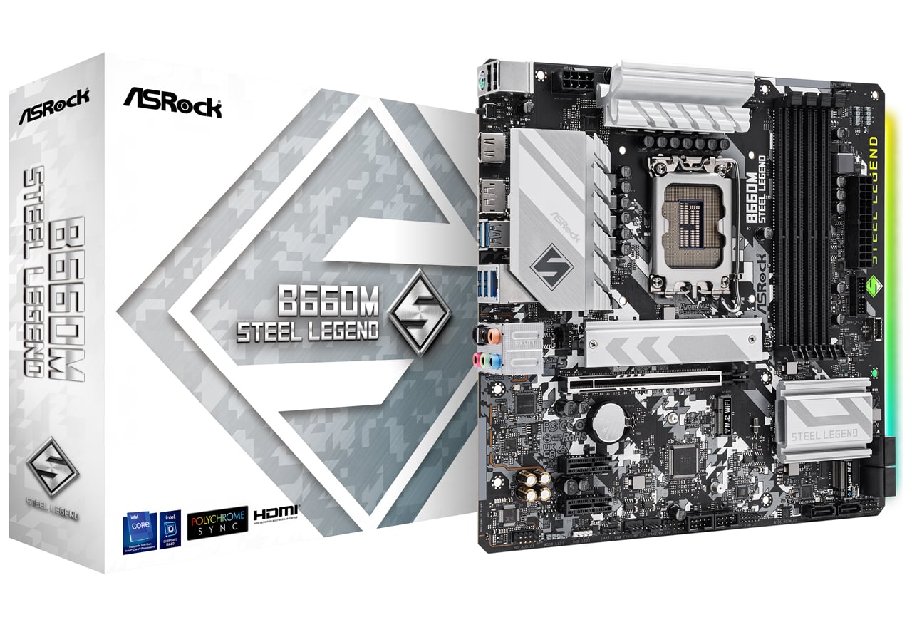 Intel i3-12100F AsrockB660Mマザーメモリ8G×2セット Intel i3-12100F