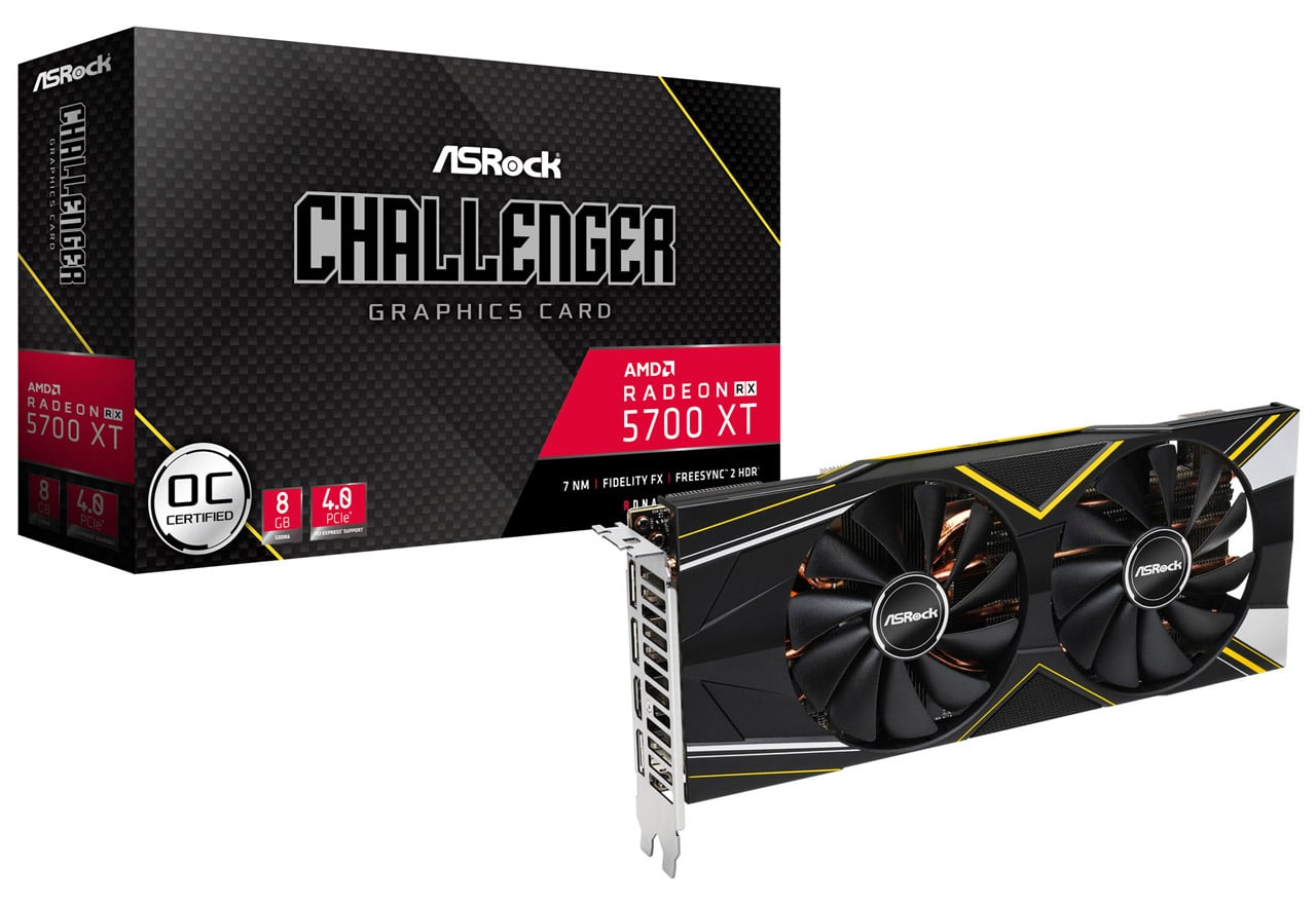 Radeon RX 5700 XT Challenger D 8G OC | ASRock グラフィックボード