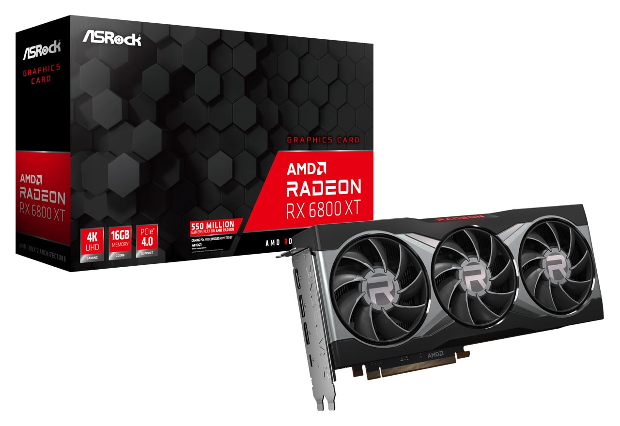Radeon RX 6800 XT 16G | ASRock グラフィックボード RADEON RX 6800