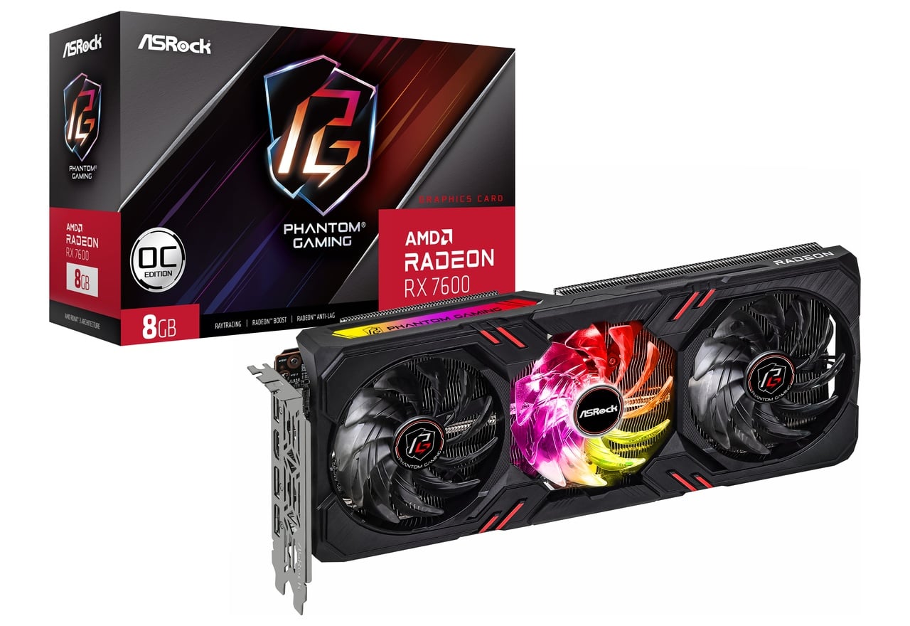 Radeon RX 7600 Phantom Gaming 8GB OC | ASRock グラフィックボード