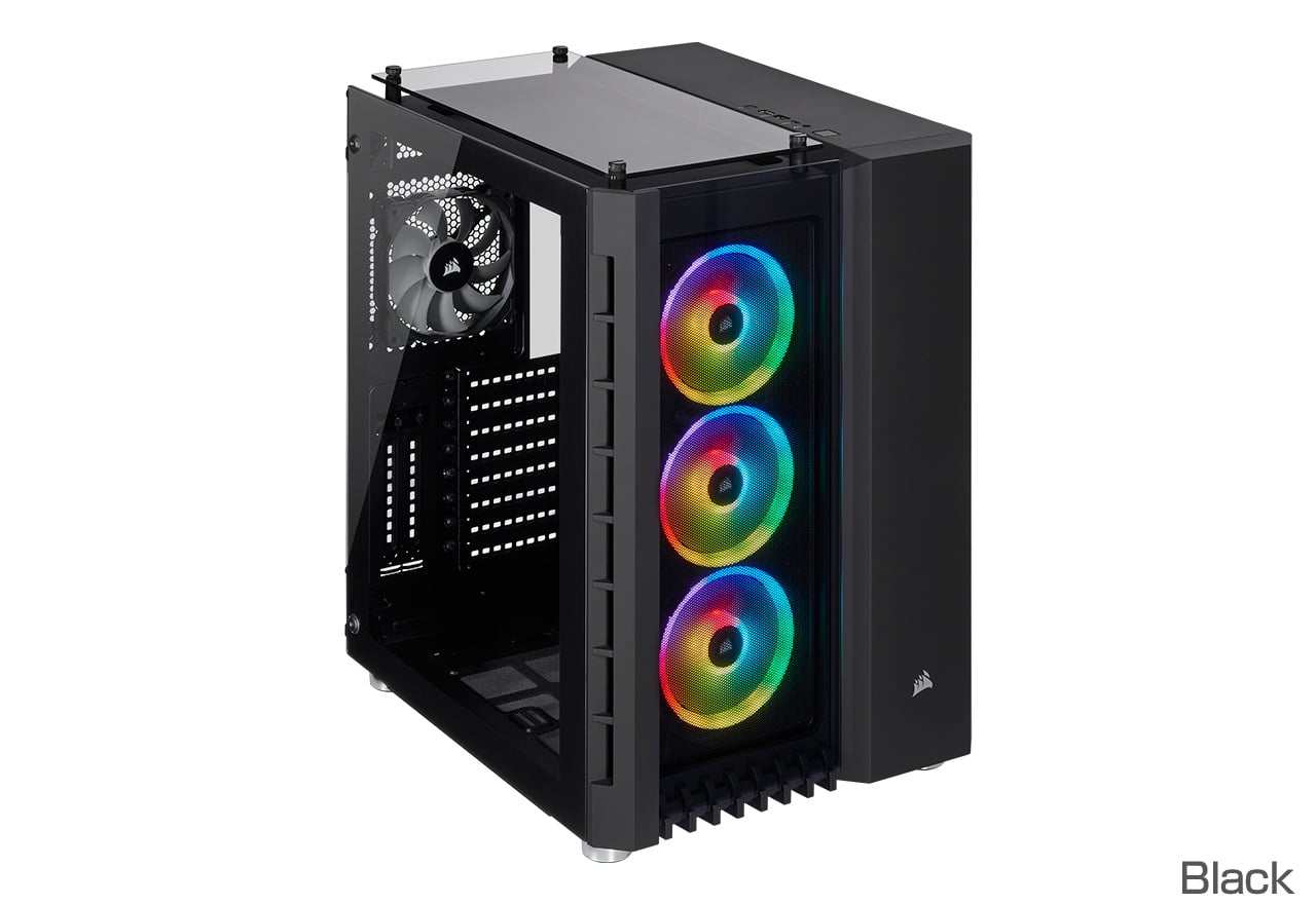 Crystal 680X RGB Tempered Glassシリーズ | CORSAIR キューブ型PC