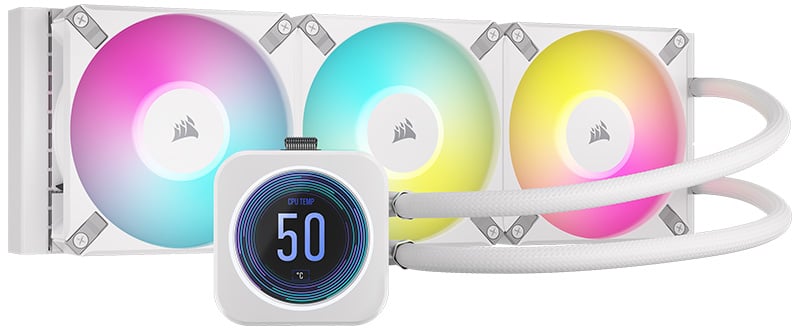 iCUE ELITE LCD XTシリーズ | CORSAIR 水冷一体型CPUクーラー | 株式