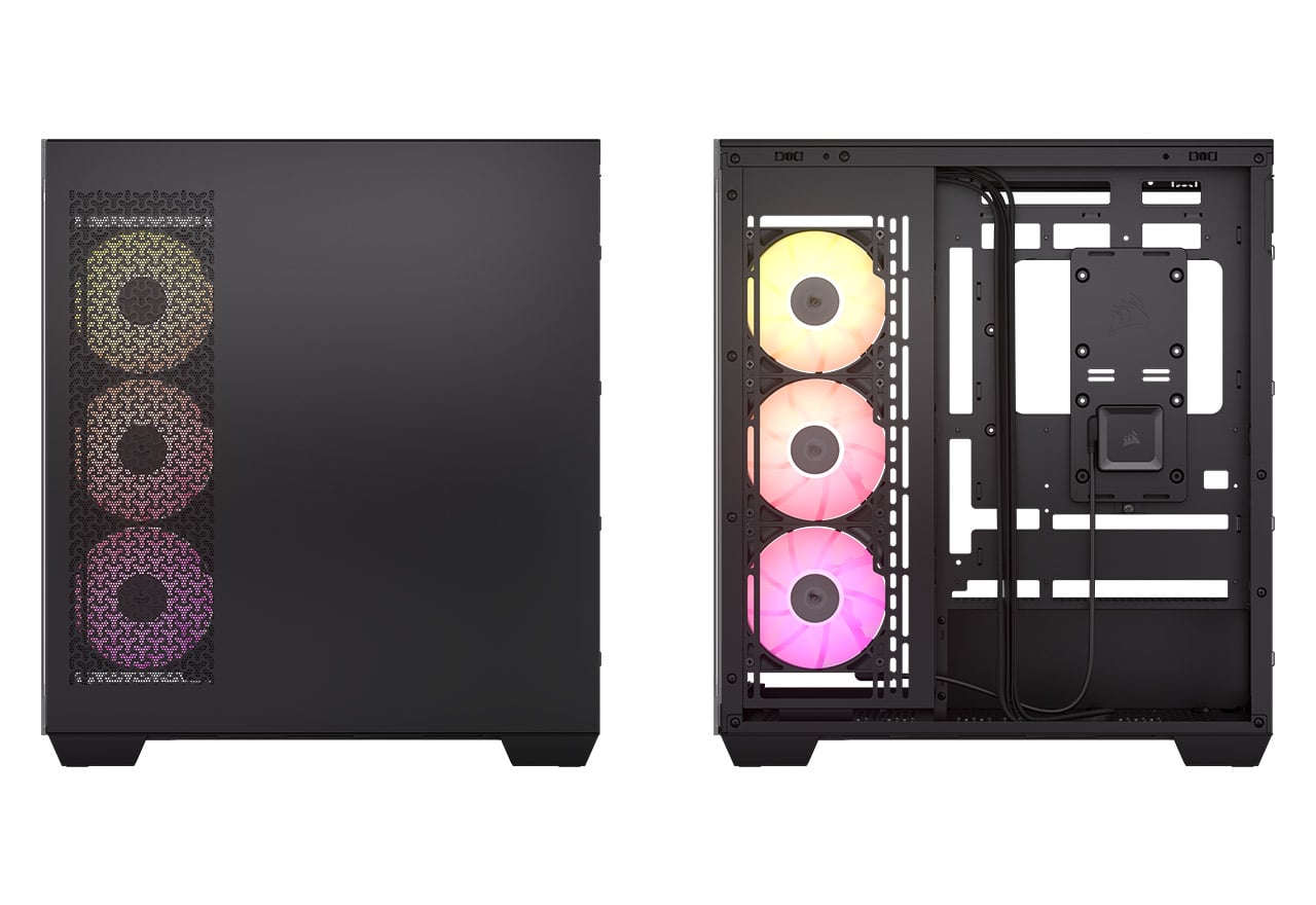 iCUE LINK 3500X RGB Tempered Glassシリーズ | CORSAIR ミドルタワー