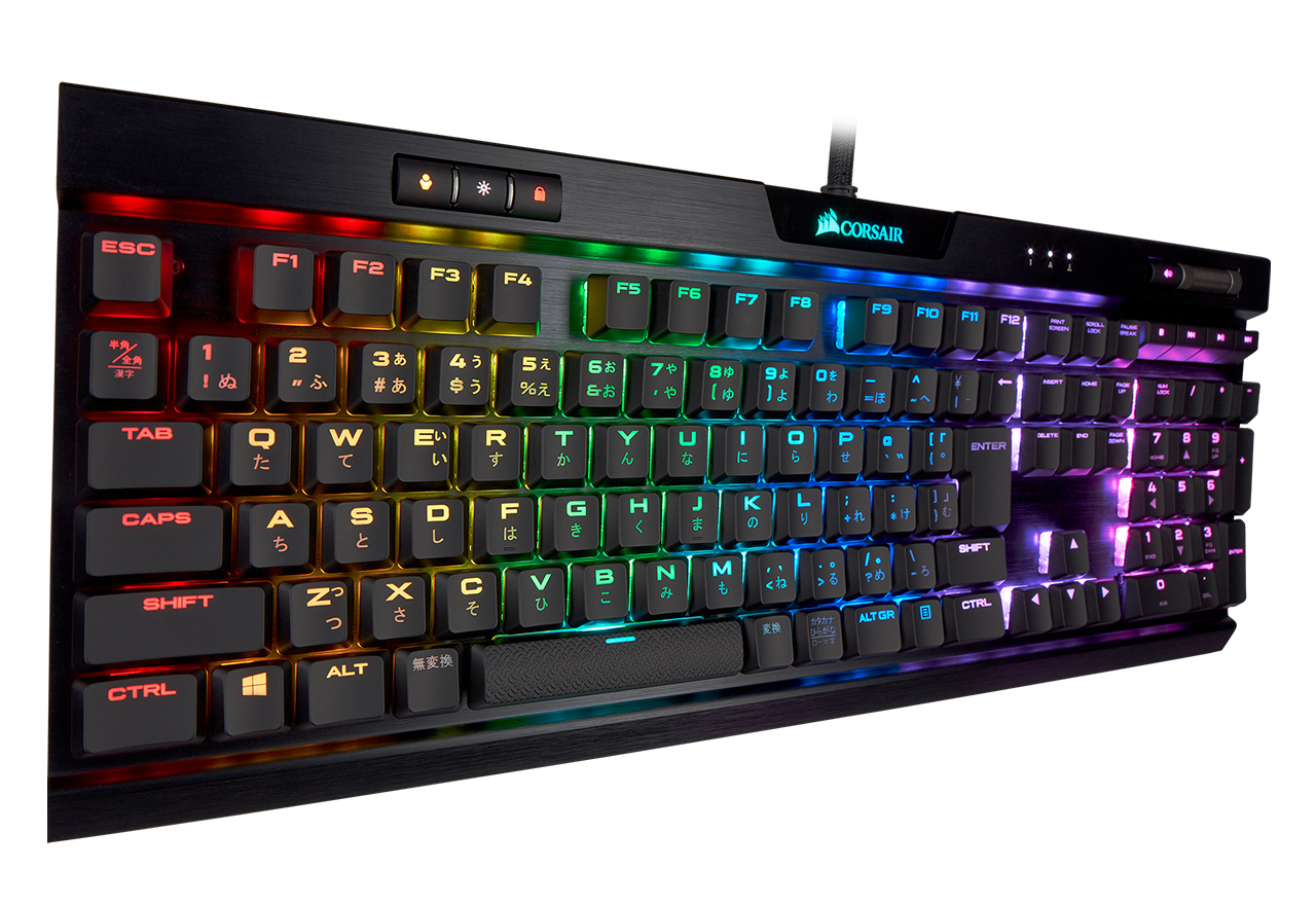 K70 RGB MK.2 LOW PROFILE RAPIDFIRE | CORSAIR ゲーミングキーボード