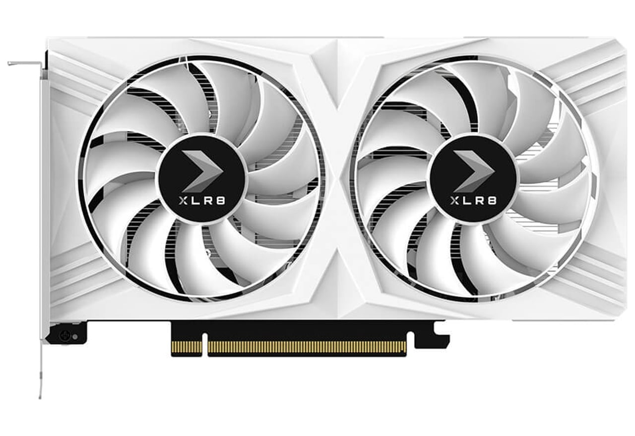PNY GeForce RTX 4060 8GB XLR8 Gaming OC DUAL FAN White Edition