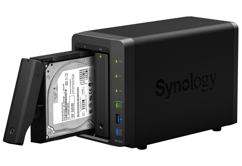 DiskStation DS716+II | Synology ビジネス向け 2ベイオールインワン