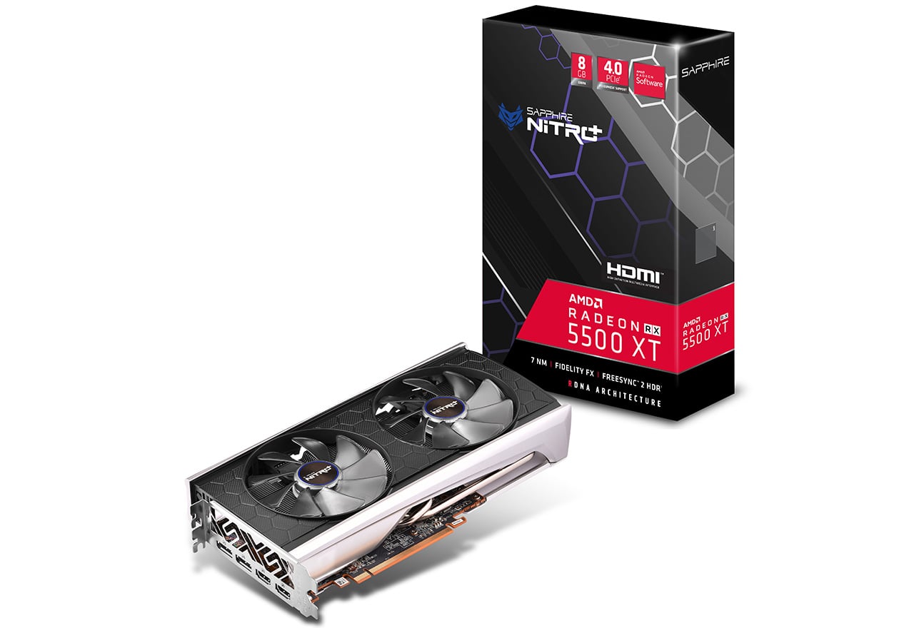 SAPPHIRE NITRO+ RADEON RX 5500 XT 8G GDDR6 SPECIAL EDITION