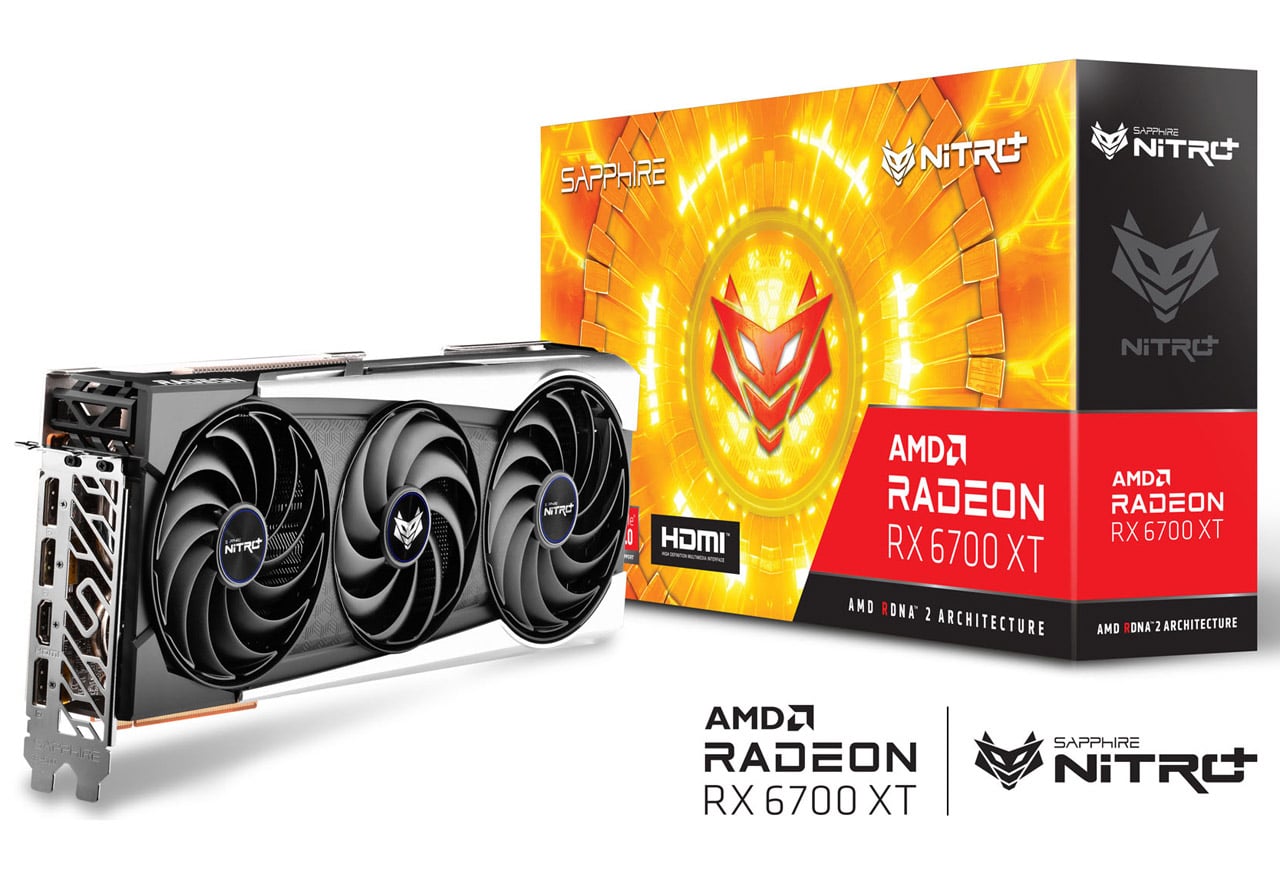 SAPPHIRE NITRO+ Radeon RX 6700 XT OC 12G GDDR6 | SAPPHIRE