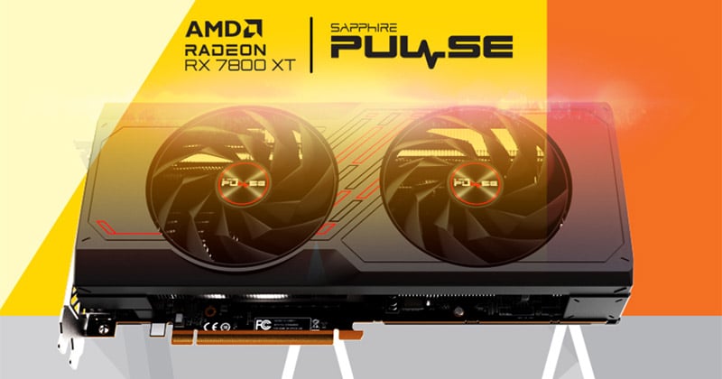 SAPPHIRE PULSE Radeon RX 7800 XT GAMING 16GB GDDR6 | SAPPHIRE