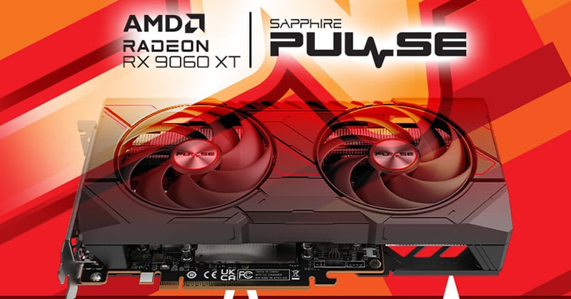 SAPPHIRE PULSE Radeon RX 9060 XT GAMING OC 8GB | SAPPHIRE