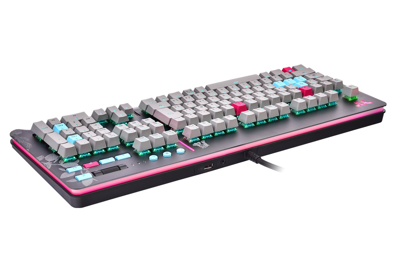 水*煮様 初音ミク ゲーミングキーボード Thermaltake LEVEL 20 RGB