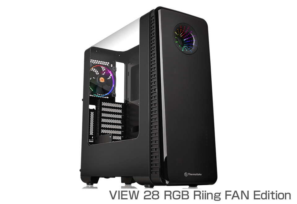 VIEW 28 RGBシリーズ | Thermaltake ミドルタワー型PCケース | 株式