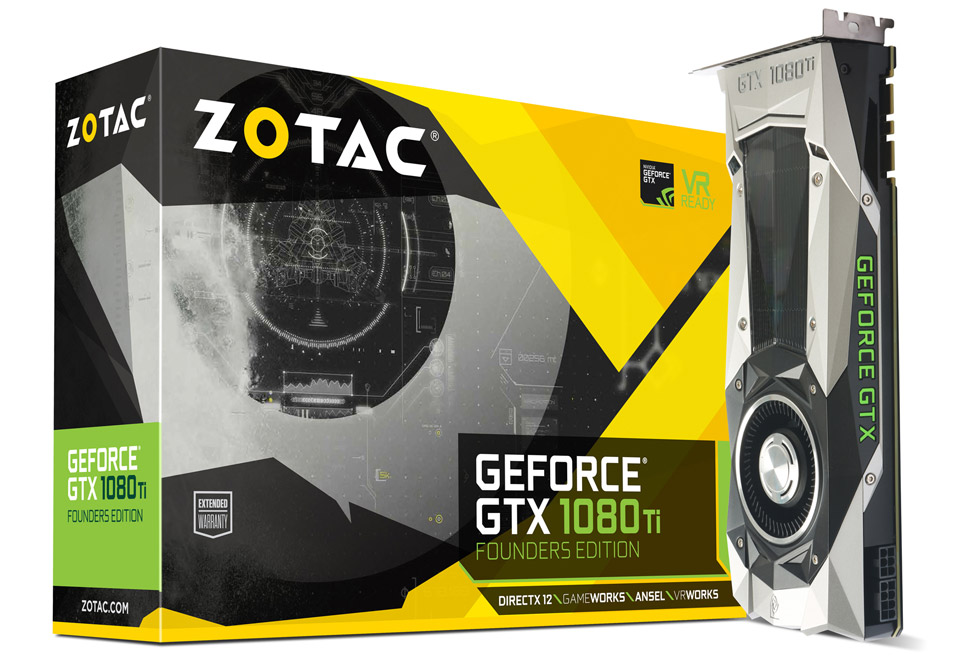 ZOTAC GeForce GTX 1080 Ti Founders Edition | ZOTAC NVIDIA