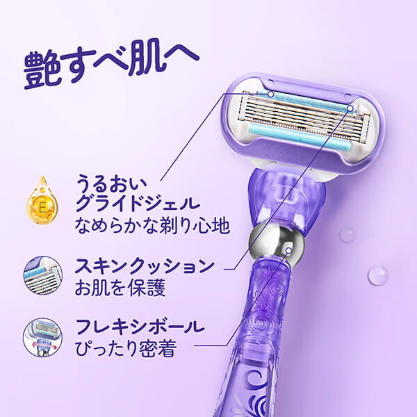 ヴィーナス カミソリ 剃刀 女性用 レディース 艶すべ肌へ 替刃 1セット