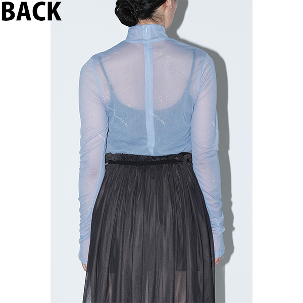 Sheer Print Tops Inspired by Moon / Blue | Perfume Closet | A!SMART