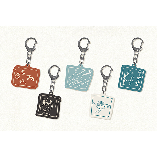 イラストキーホルダー from「love up! の部屋」2025