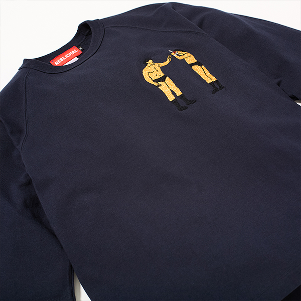 F/D/R embroidery raglan | ユキヒーロープロレス | A!SMART