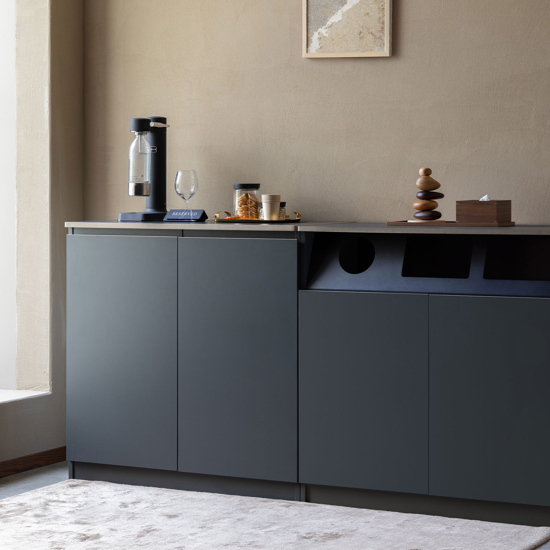 NOMUSS TRUSH BOX Charcoal - 【ASPLUND CONTRACT】 アスプルンド