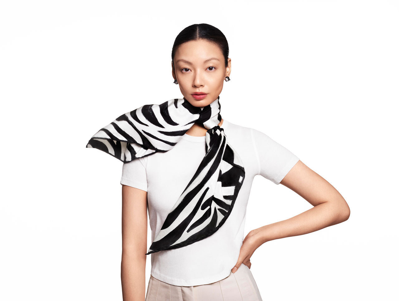 ゼブラシルクスカーフ – Asprey London