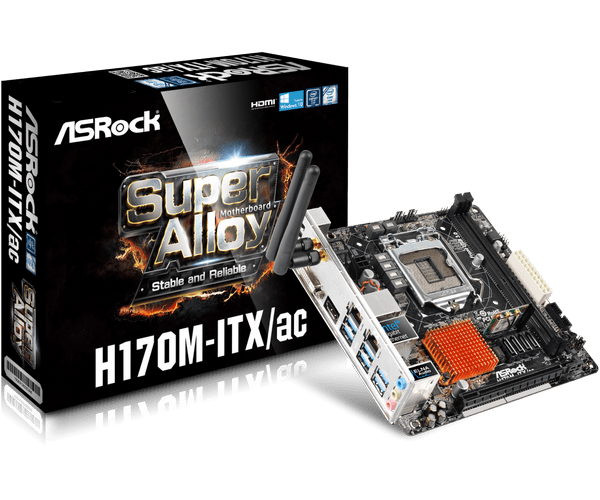Windowsデスクトップ ZENO NT-TX2000 H170M-ITX/ac G4500 Amazon | ASRock H170M-ITX/ac MiniITXマザーボード MB3490 H170M-ITX