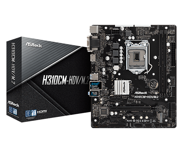 i5-9400F H310CM-HDV/M.2 マザボ DDR4メモリ8G×2 ASRock > H310CM-HDV/M.2