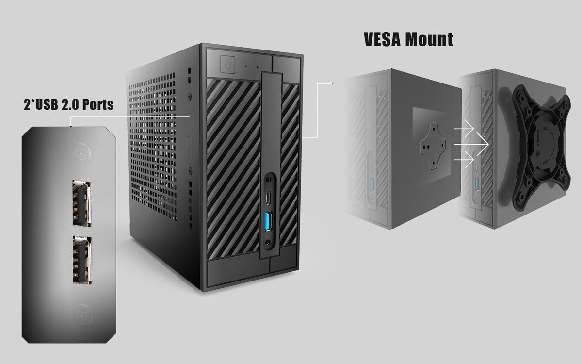 【ジャンク】ASRock DeskMini 110 ミニPC 本体 ASRock > DeskMini 110 Series