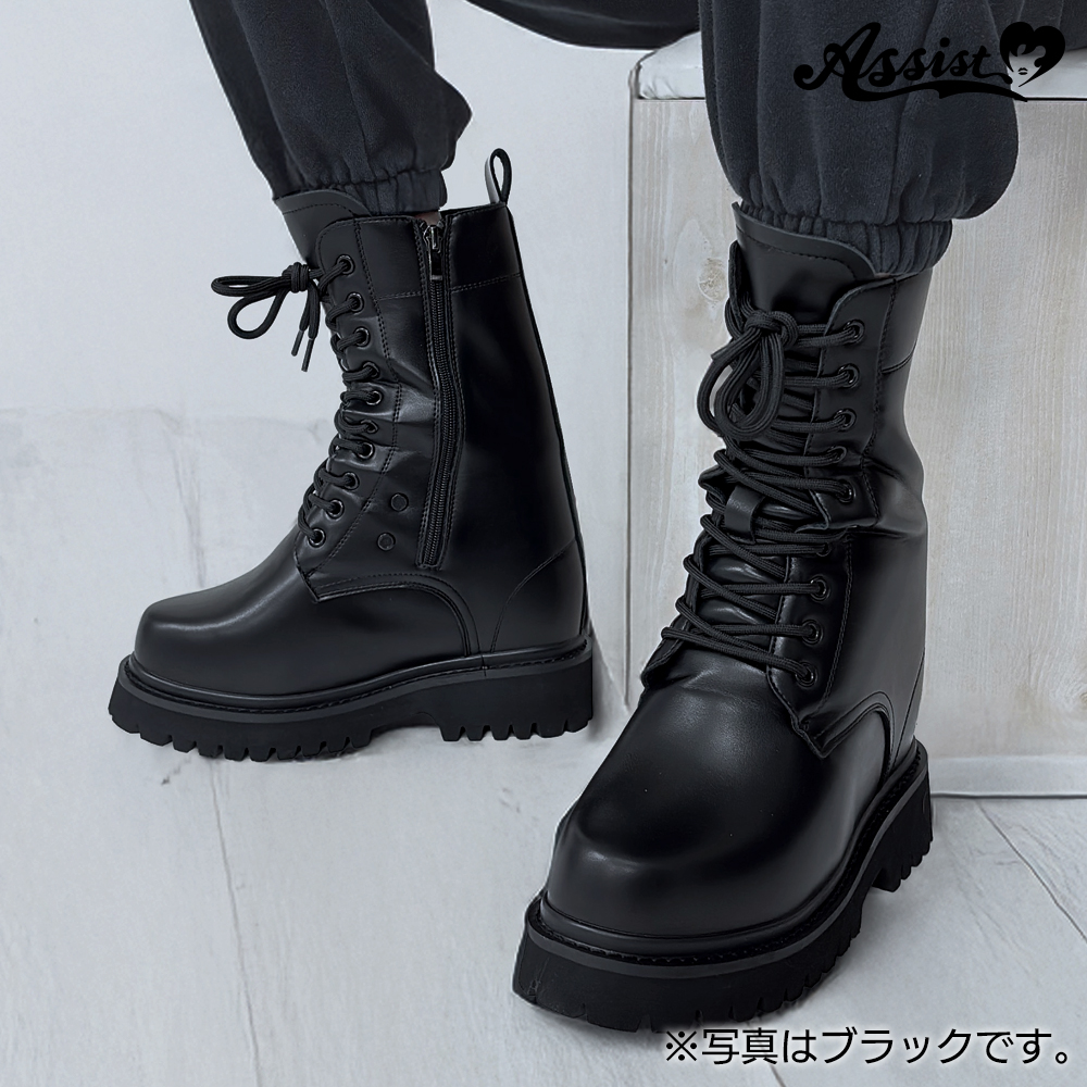 コスプレ用ブーツ・シューズ 爆盛コスプレブーツ ブラック S