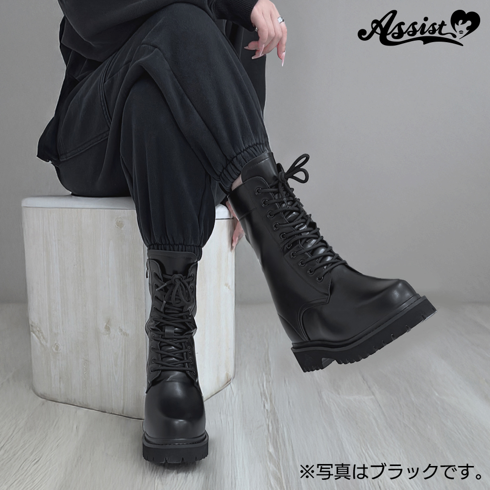 コスプレ用ブーツ・シューズ 爆盛コスプレブーツ ブラック S