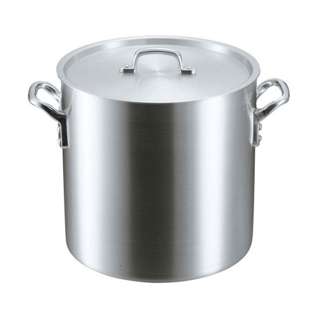 EBM ステンレススチール 寸胴鍋 蓋付き 42 cm 58 lt EBM ステンレス