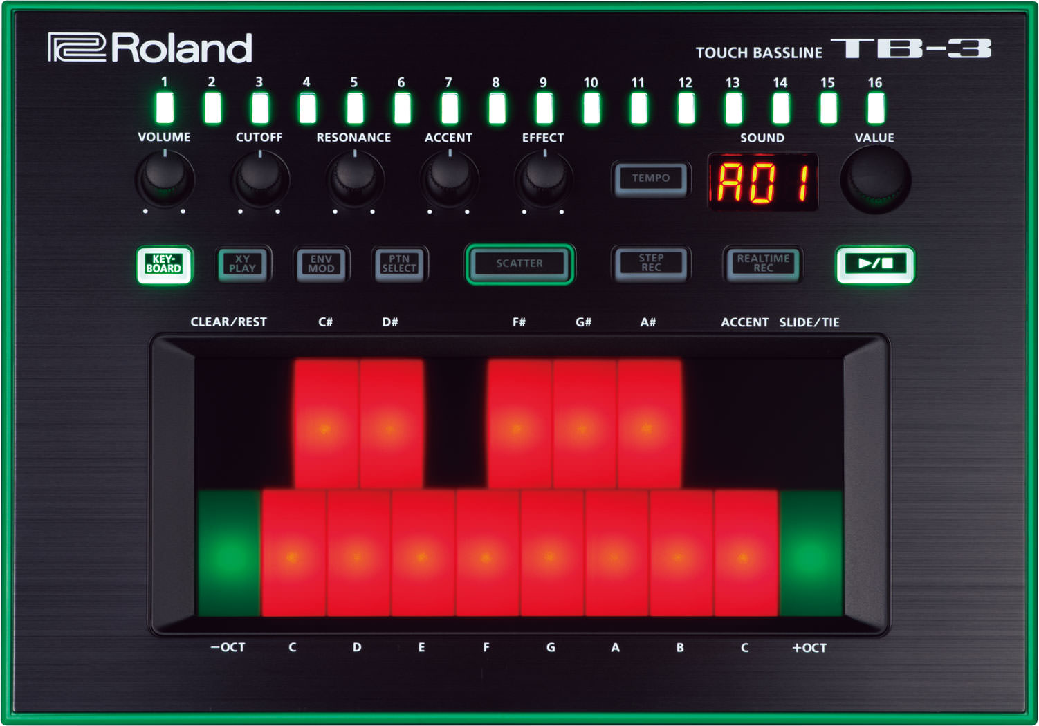 AIRA series ROLAND TB-3 TB-303 クローン ACID Roland TB-303: the