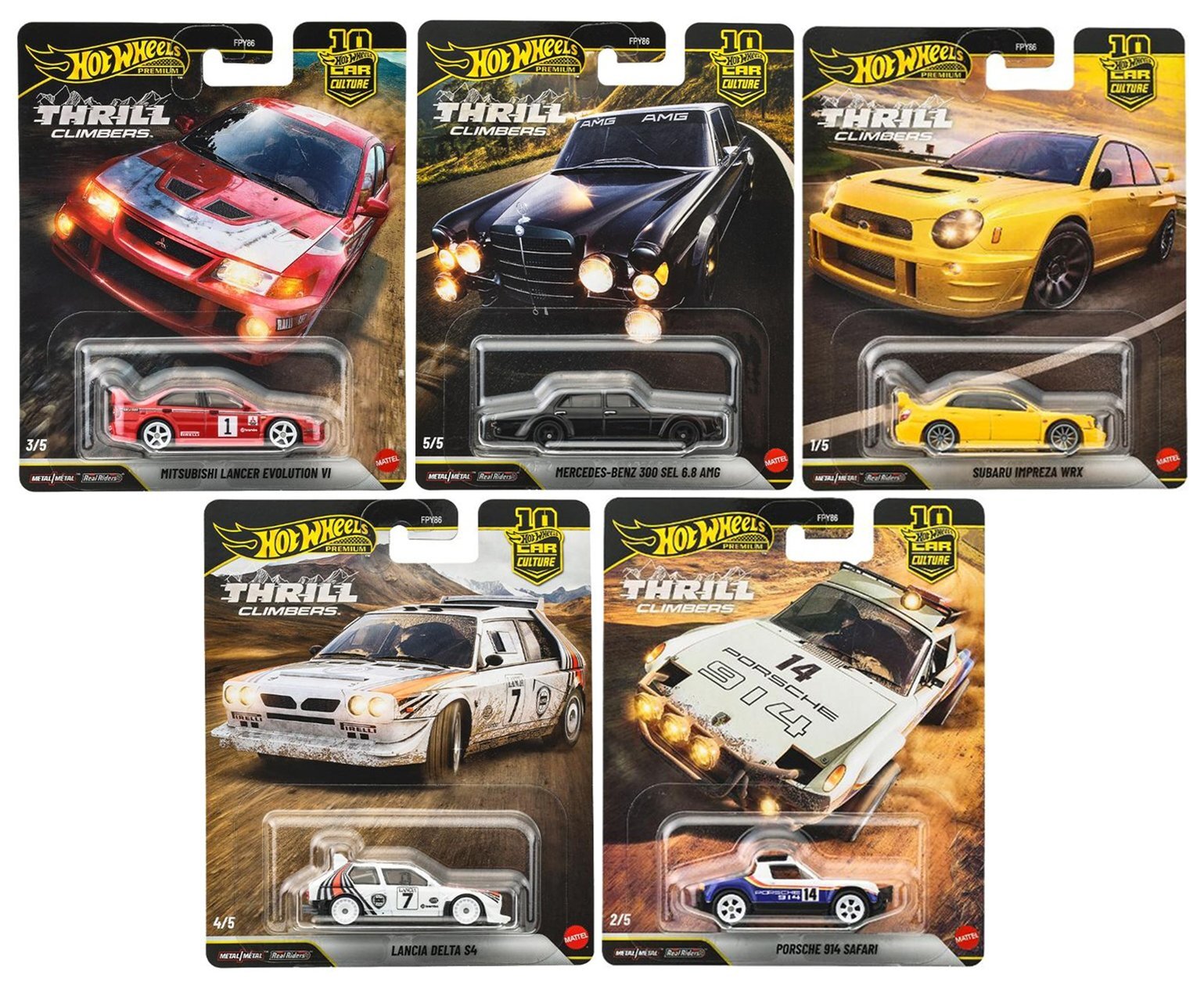 仮予約】PRE-ORDER - 2026 HW CAR CULTURE 【スリル クライマーズ - 5
