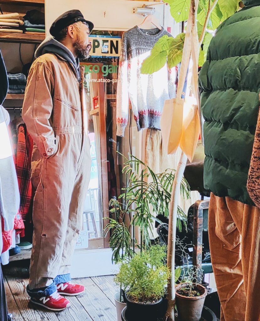 1960s-70s USA carhartt Quilting Liner Duck All in One Brown W44