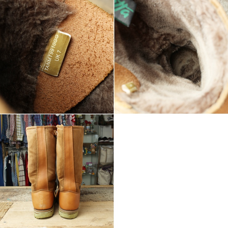 getta grip ゲッタグリップ レザー エンジニアブーツ ボアライナー UK7