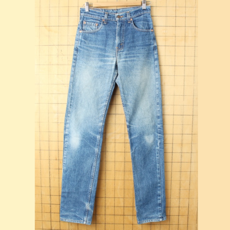 90s USA製 Levis 505 リーバイス ブルー ジーンズ デニム パンツ W28
