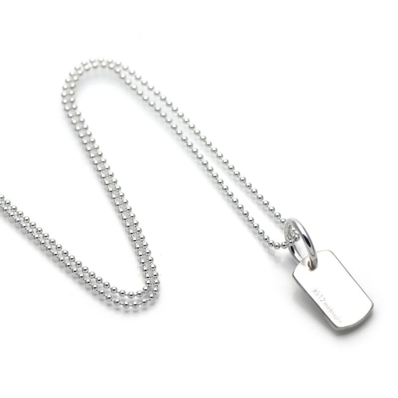 DOGTAG NECKLACE / ドッグタグ ネックレス シルバー925【it's 12