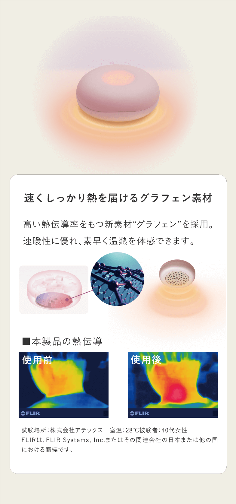 デジタルお灸女子に より薄くより使いやすく 「フェムオンテック 温灸