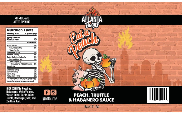 Eat A Peach | Habanero Black Truffle