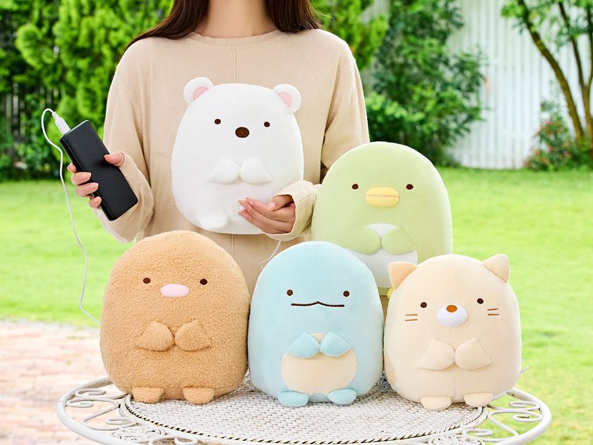 あったかすみっコぐらし」にぺんぎん？、とんかつが新登場 抱っこして
