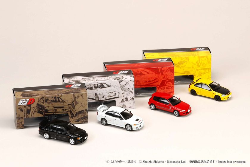頭文字D 30周年を記念したディオラマセットシリーズの第二弾が