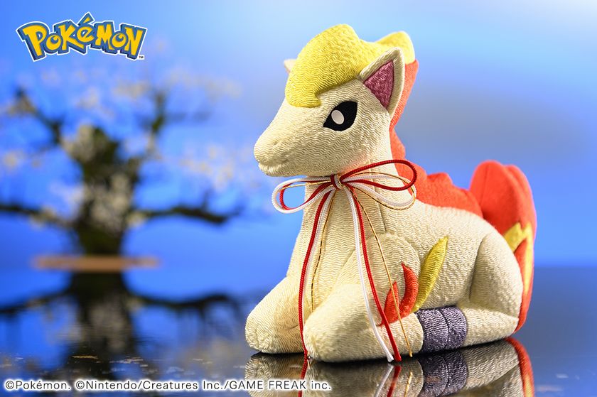 ポケモンの木目込人形「ポニータ」新登場 ― 真多呂人形が、伝統工芸の