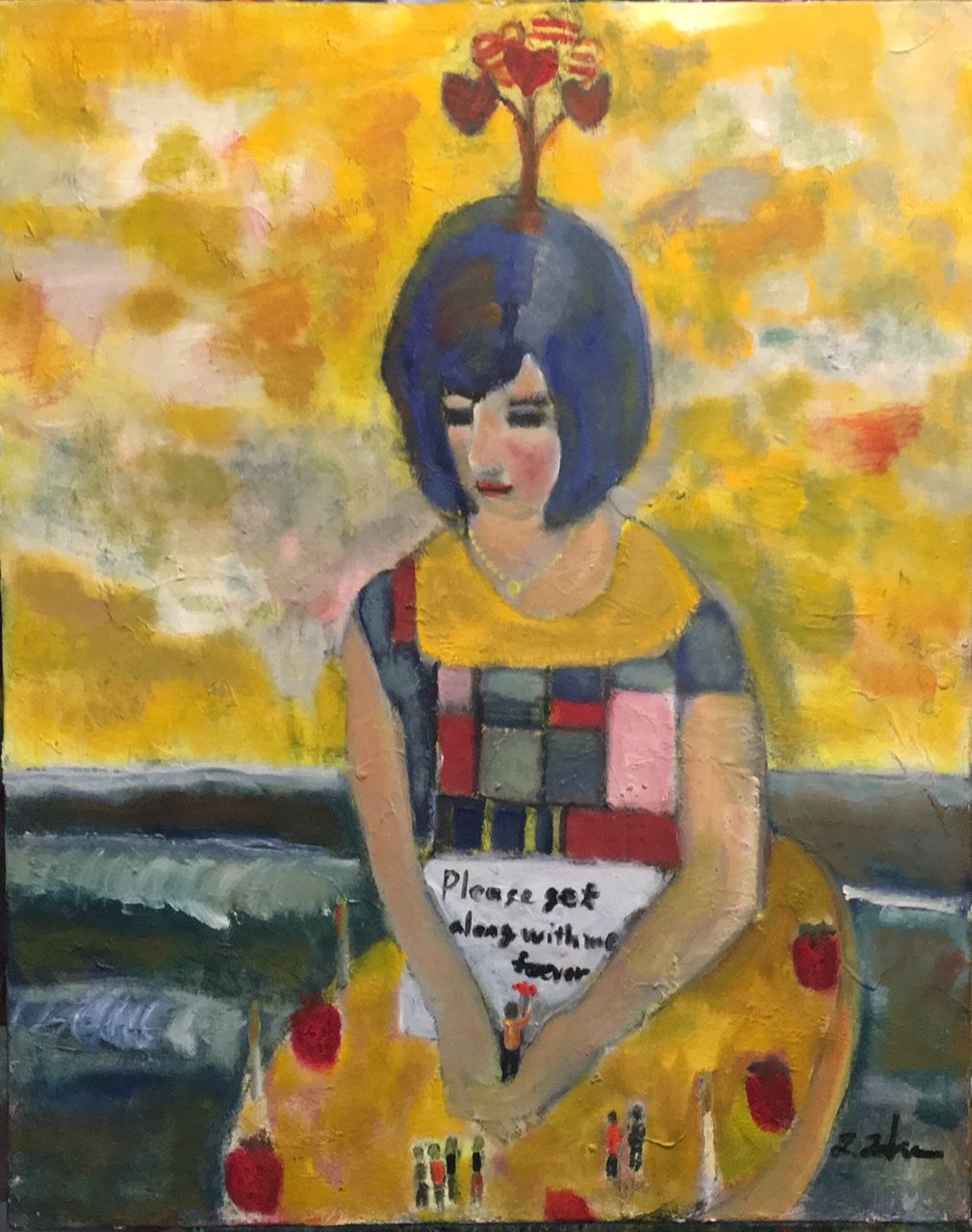 路上出身の異色の画家・田中拓馬の作品が イギリスのアルスター国立