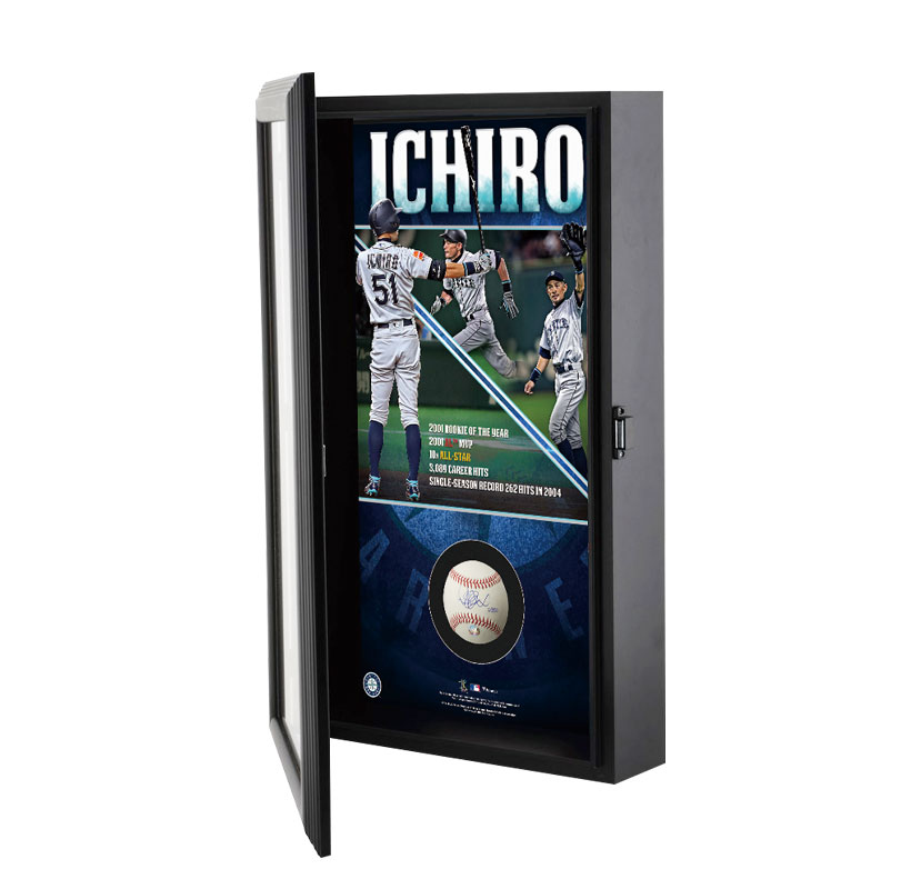 イチロー引退記念】直筆サインボール 特製フレームボックス入り豪華