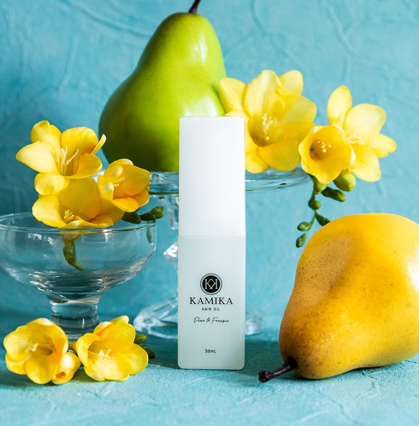 ジューシーな香りが復刻！黒髪クリームシャンプー・KAMIKAに 洋梨