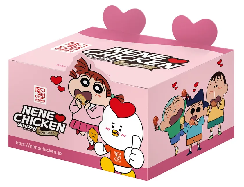 韓国チキンブランド NENE CHICKEN×クレヨンしんちゃん タイアップ