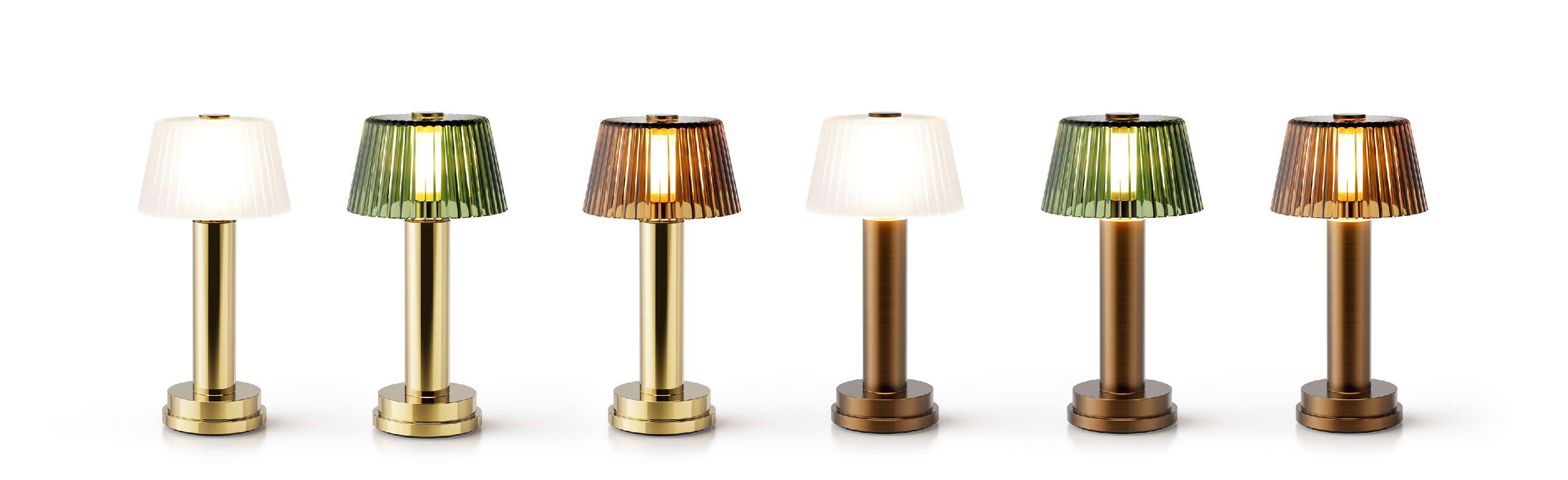 新製品「Victoria Glass」を販売開始 充電式コードレスランプの