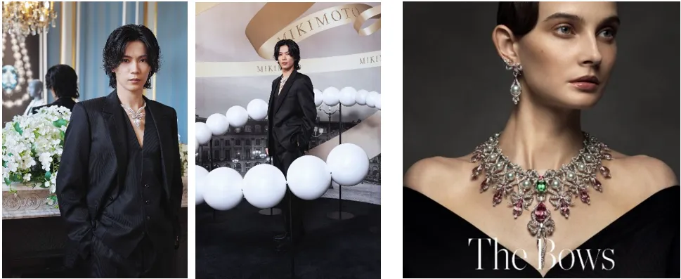 神宮寺勇太、海外イベントに初参加！ ミキモトの新作ハイジュエリーを