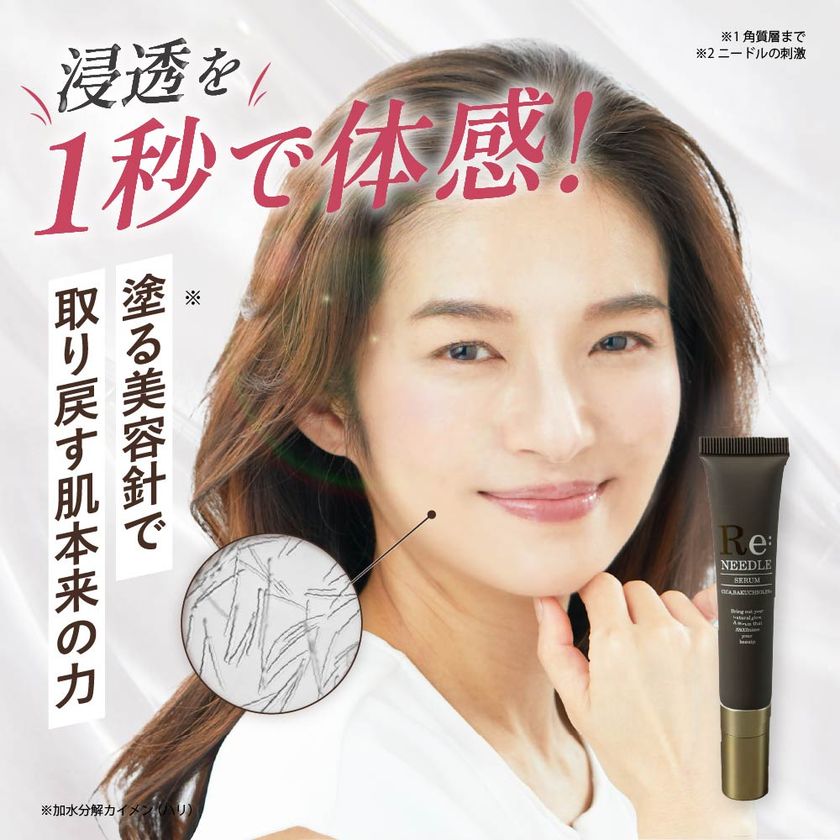 美容皮膚科医が監修！バクチオール×CICA配合の ニードル美容液「Re