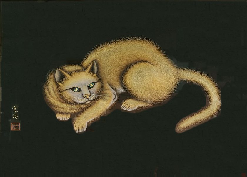 猫の日に合わせ「猫のダヤン」や、ナイツの土屋伸之ら 芸能人画家も